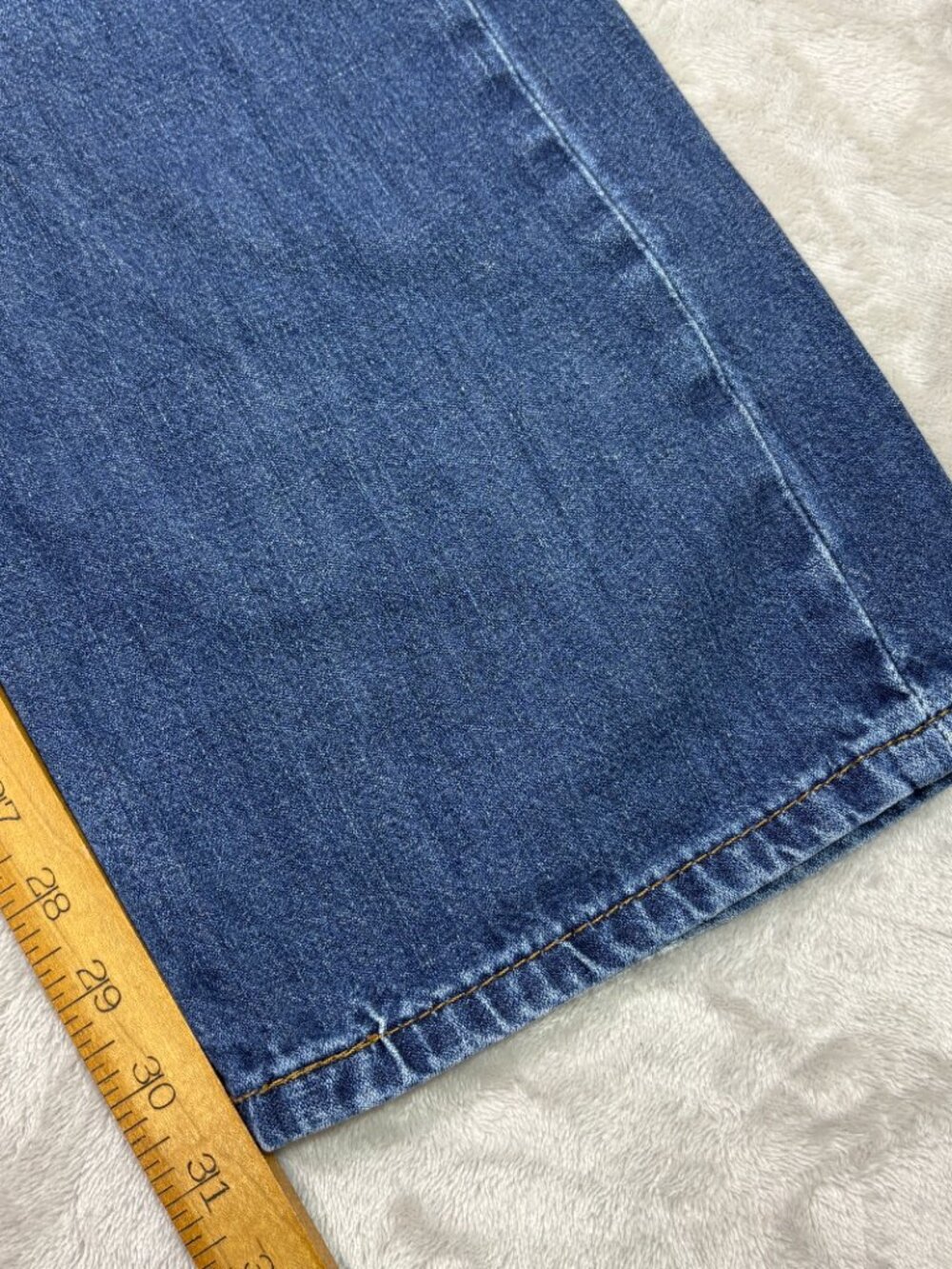 Levi's 569 Loose Straight Mens Fits 36x31 (Tag 34x32) Dark Wash Blue Jeans Baggy - Picture 9 of 10